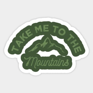 Mountain Hike Lover Sticker